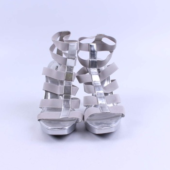 Dámské letní boty Mixer stříbrné barvy