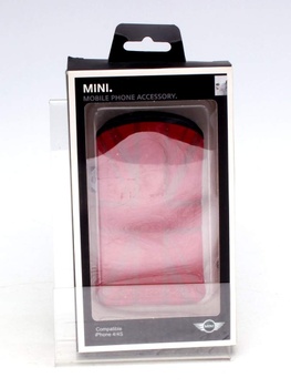 Zadní kryt Mini červený pro iPhone 4/4S