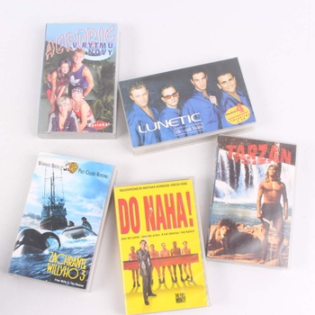 VHS Aerobic,Lunetic,Do naha,Tarzan a Willy 3
