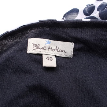 Dámské šaty Blue Motion modré s puntíky