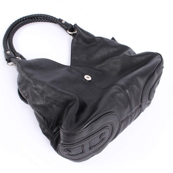 Dámská kabelka černá, prostorná na rameno