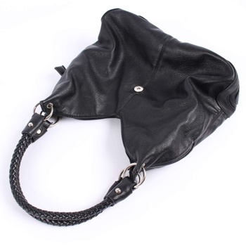Dámská kabelka černá, prostorná na rameno