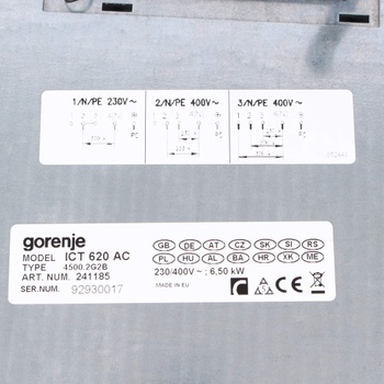 Elektrická varná deska Gorenje ITC 620 AC 