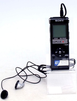 Diktafon Sony ICD-UX513F se sluchátky do uší