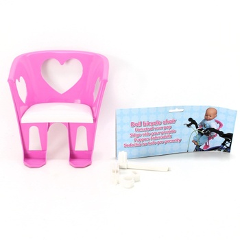 Sedátko pro panenku na kolo růžové