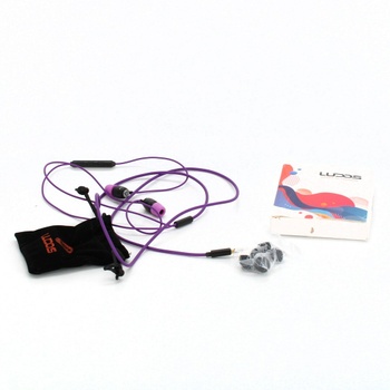 Kabelová sluchátka Ludos CLAMOR fialová