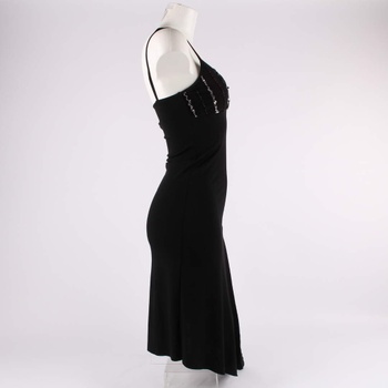 Dámské šaty Orsay s flitry černé