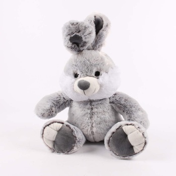 Plyšová hračka šedý velký králík