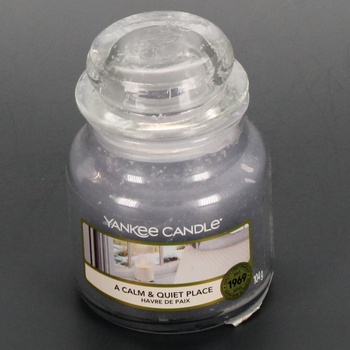 Dekorativní svíčka Yankee Candle šedá 