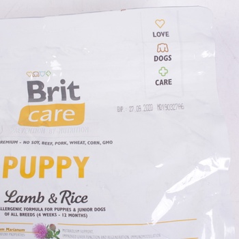 Granule pro psy BRIT Puppy, jehněcí s rýží