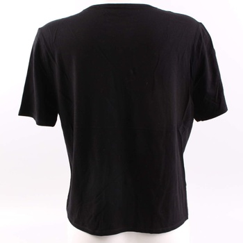 Dámské tričko s korály na výstřihu CC černé
