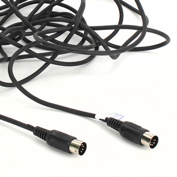 Kabel s konektorem DIN 5 černý