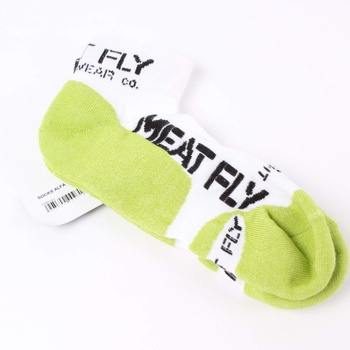 Pánské ponožky Meatfly zeleno bílé