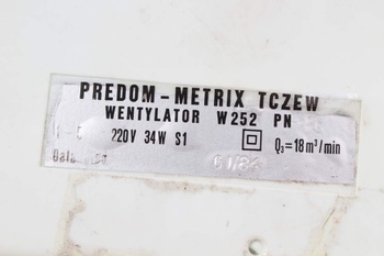 Stolní ventilátor Predom Metrix Tczew W252PN