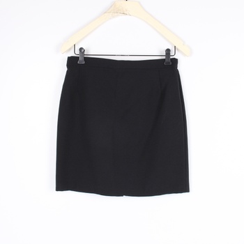Dámská sukně černá na zip mini