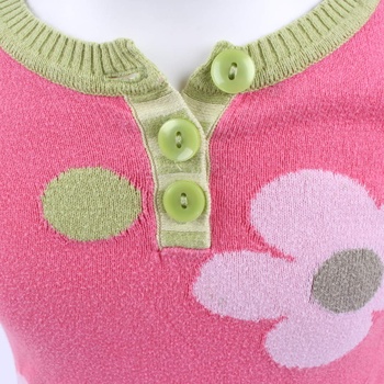 Dětské šaty Marks & Spencer růžovo zelené 