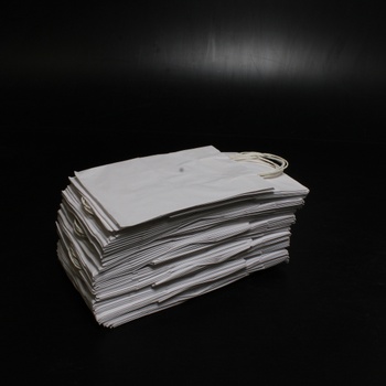 Papírové tašky Switory Kraft bílá 