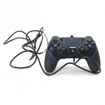 Ovladač k PS4 Dhaose černo-modrý