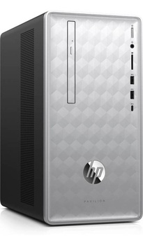 Stolní počítač HP 590-p0000nc stříbrný