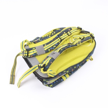 Školní batoh Topgal šedý se žlutými prvky