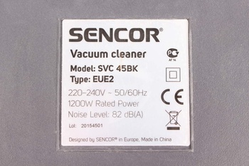 Vysavač Sencor SVC 45BK-EUE2