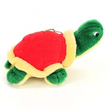 Plyšová želva s červeným krunýřem 