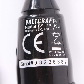 USB Endoskop Voltcraft BS-15 šedý