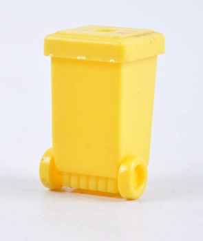 Plastové ořezávátko ve tvaru popelnice