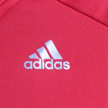 Pánská mikina Adidas červená se žlutým zipem