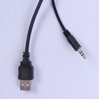 Webkamera s mikrofonem USB+Jack 3,5 mm černá