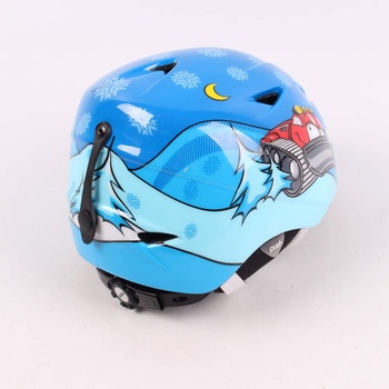 Dětská helma Uvex modrá s motivem rolby