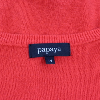 Dámský svetr Papaya odstín červené