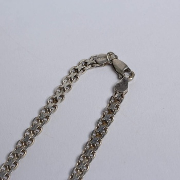 Stříbrný náhrdelník obvod 41 cm