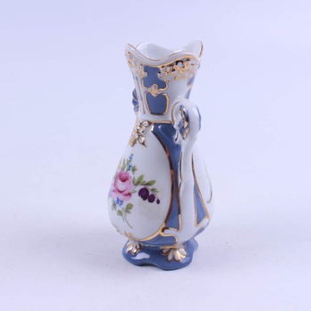 Váza porcelánová modrobílá