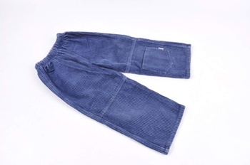 Chlapecké manžestrové kalhoty Marcin modré