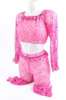 Dětský kostým na břišní tance růžový
