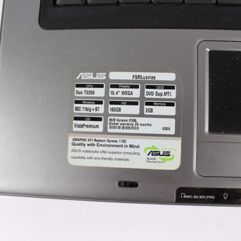 Notebook Asus F5RL-AP244C šedý