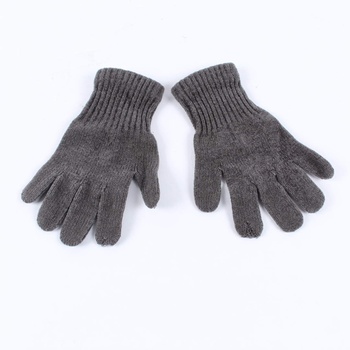 Dámský kabát Capriola šedý s rukavicemi