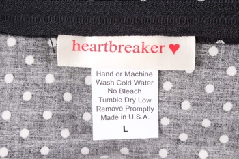 Dámské šaty HeartBreaker černé s puntíky