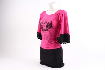 Dámské šaty SPL růžovo černé