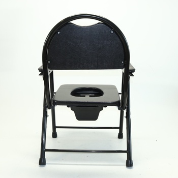 Toaletní židle Mobiclinic černá pro seniory