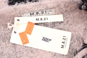 Dámský svetr M.B.21 černo-růžový