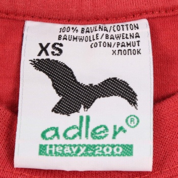 Dámské tričko Adler červené s výšivkou