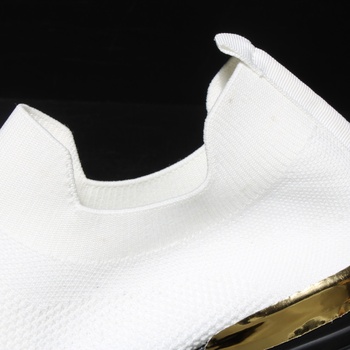 Dámské nazouvací boty bílé bez zapínání 42