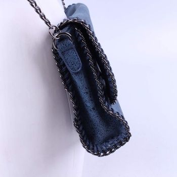 Dámská kabelka s modrým vzorem