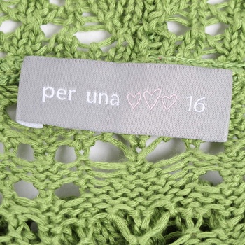 Dámský svetr bez rukávů Per Una zelený 