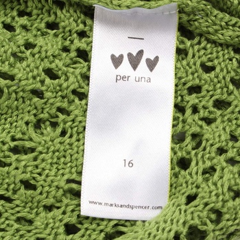 Dámský svetr bez rukávů Per Una zelený 
