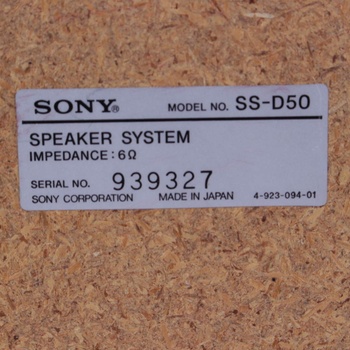 Reproduktory Sony SS-D50 