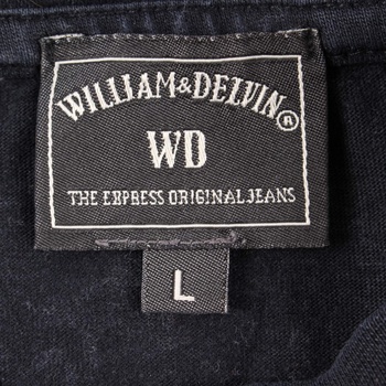 Pánské tričko William & Delvin černé