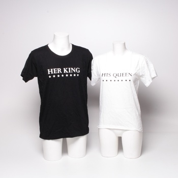 Trička pro pár King queen shirts DE-JT- QL00